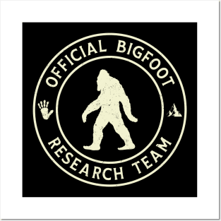 Official Bigfoot Research Team Bigfoot Believer Posters and Art
